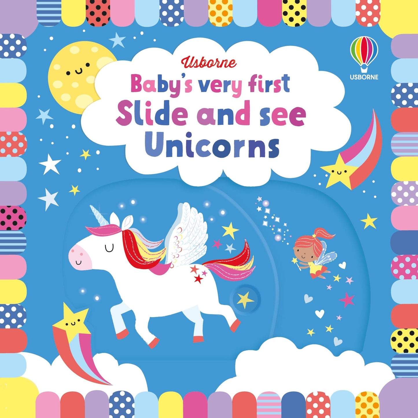 Carte copii - Baby's Very First Slide and See Unicorns, Usborne
