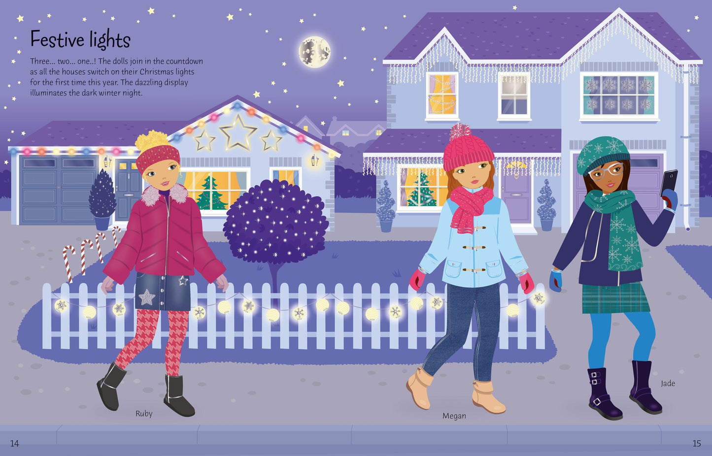 Carte stickere - Sticker Dolly Dressing Winter Wonderland, Usborne