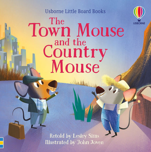 Carte copii - Town Mouse & Country Mouse Little Board Book, Usborne
