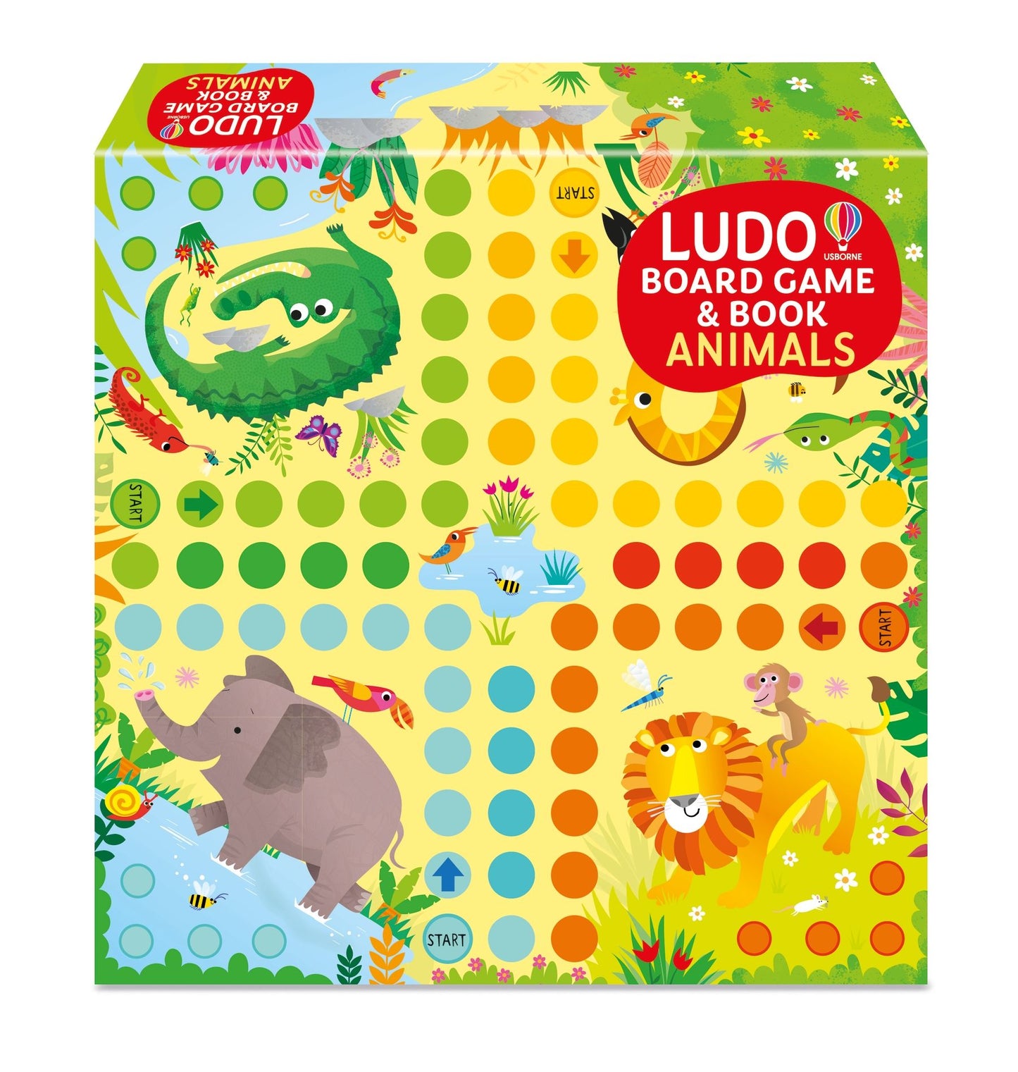 Carte si joc - Ludo Board Game Animals, Usborne