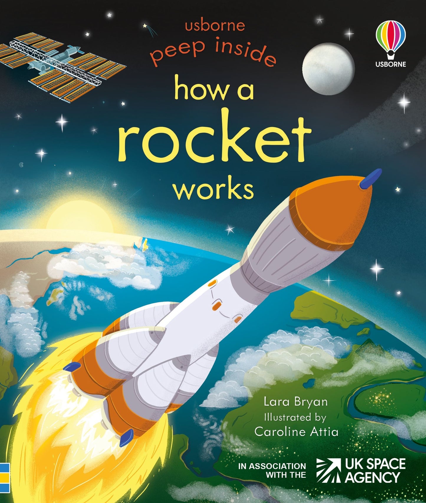 Carte copii - Peep Inside How A Rocket Works, Usborne