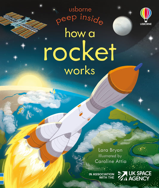 Carte copii - Peep Inside How A Rocket Works, Usborne