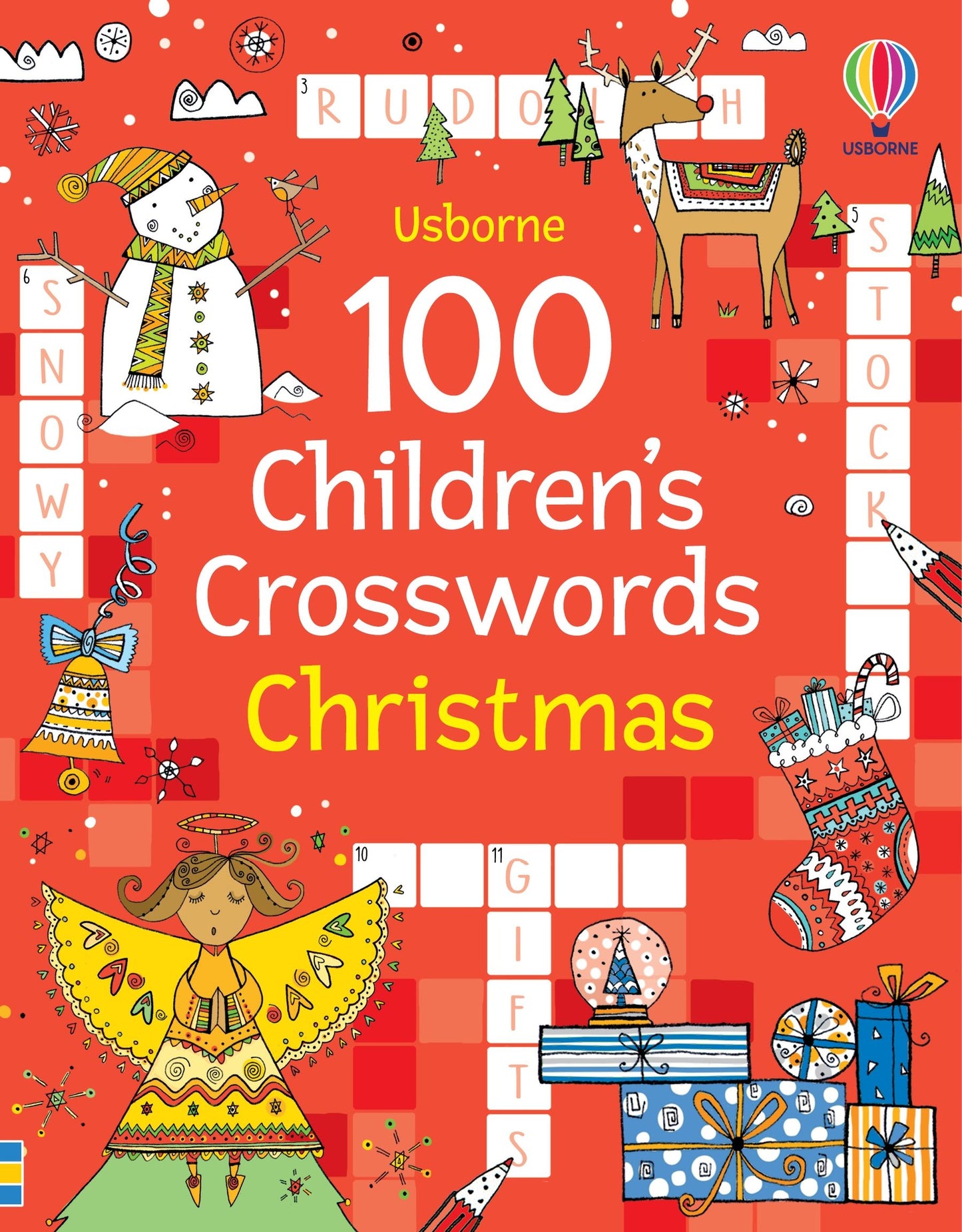 Carte copii - 100 Children'S Crosswords: Christmas, Usborne