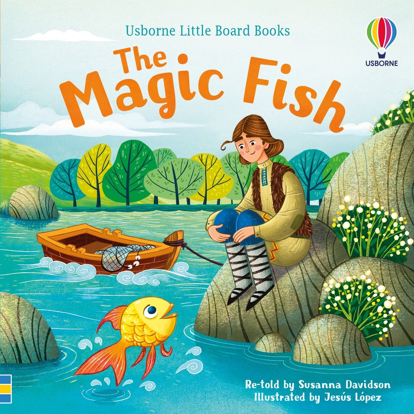Carte copii - The Magic Fish Little Board Book, Usborne