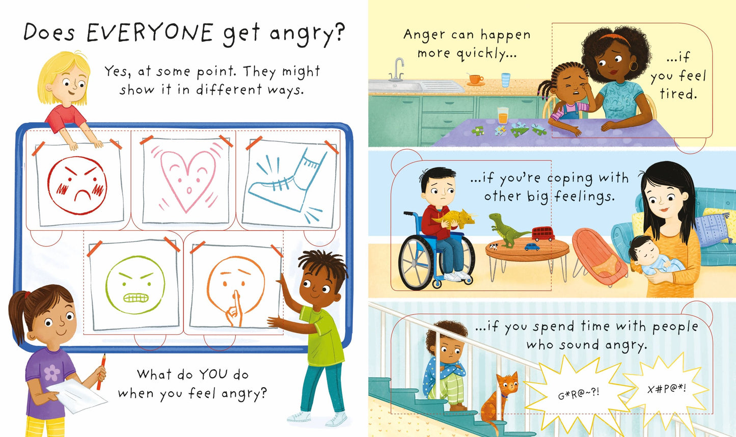 Carte clapete copii - Very First Questions and Answers: Why do I (sometimes) feel angry?, Usborne