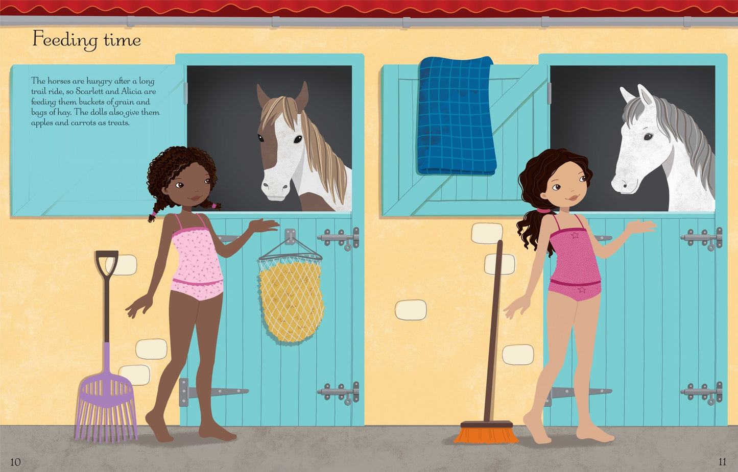 Carte stickere - Sticker Dolly Dressing At the Stables, Usborne