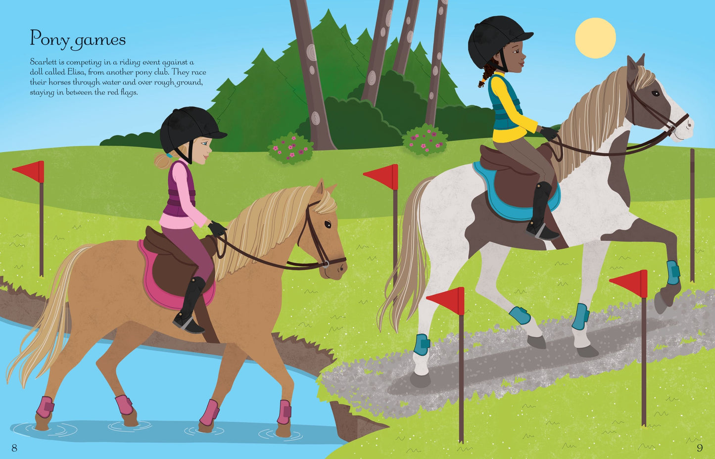 Carte stickere - Sticker Dolly Dressing At the Stables, Usborne