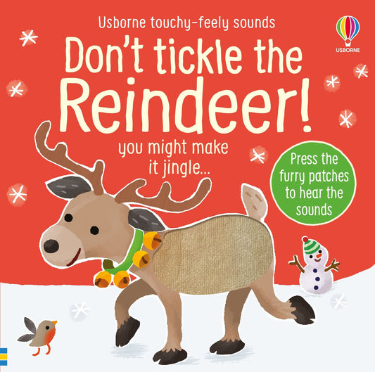 Carte senzorial? cu sunete - Don'T Tickle The Reindeer!, Usborne