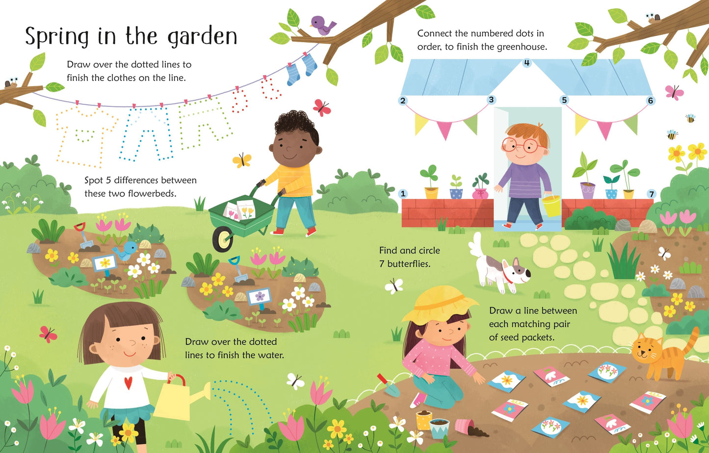 Carte educativa de activitati - Wipe-Clean Easter Activities, Usborne
