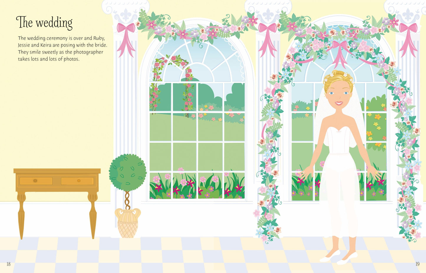Carte stickere - Sticker Dolly Dressing Bridesmaids, Usborne