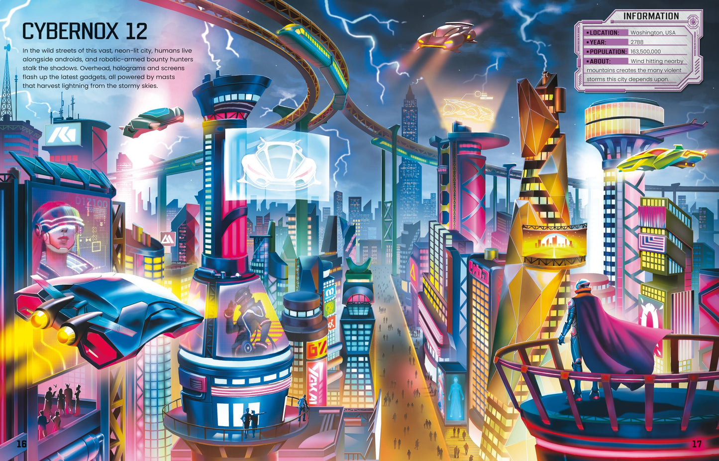 Carte stickere copii - Build Your Own Futuristic Cities, Usborne