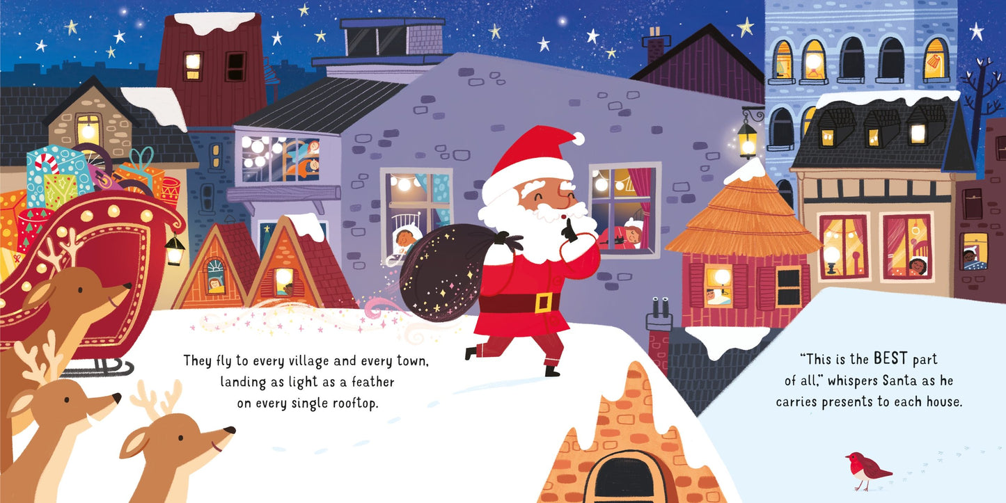 Carte copii - Twinkly Twinkly Santa'S Sleigh Ride, Usborne
