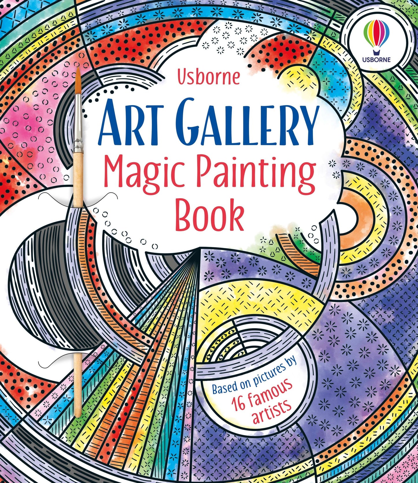 Carte pictura cu apa - Art Gallery Magic Painting Book, Usborne