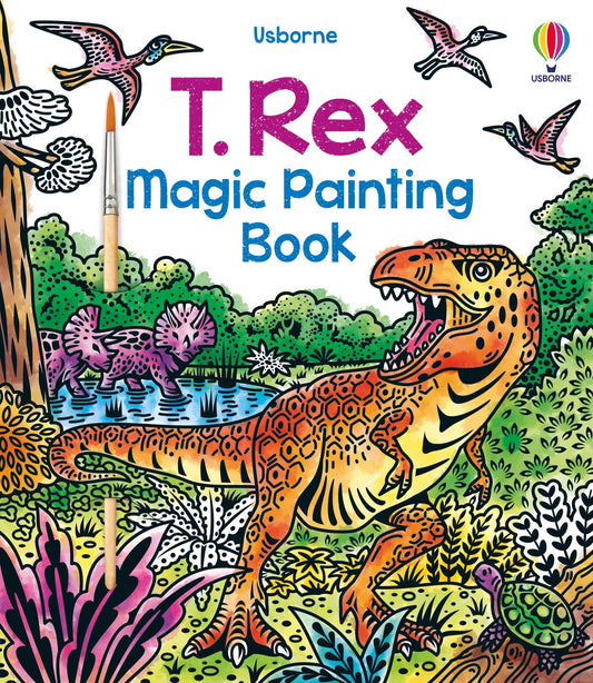 Carte pictura cu apa - T. Rex Magic Painting Book, Usborne