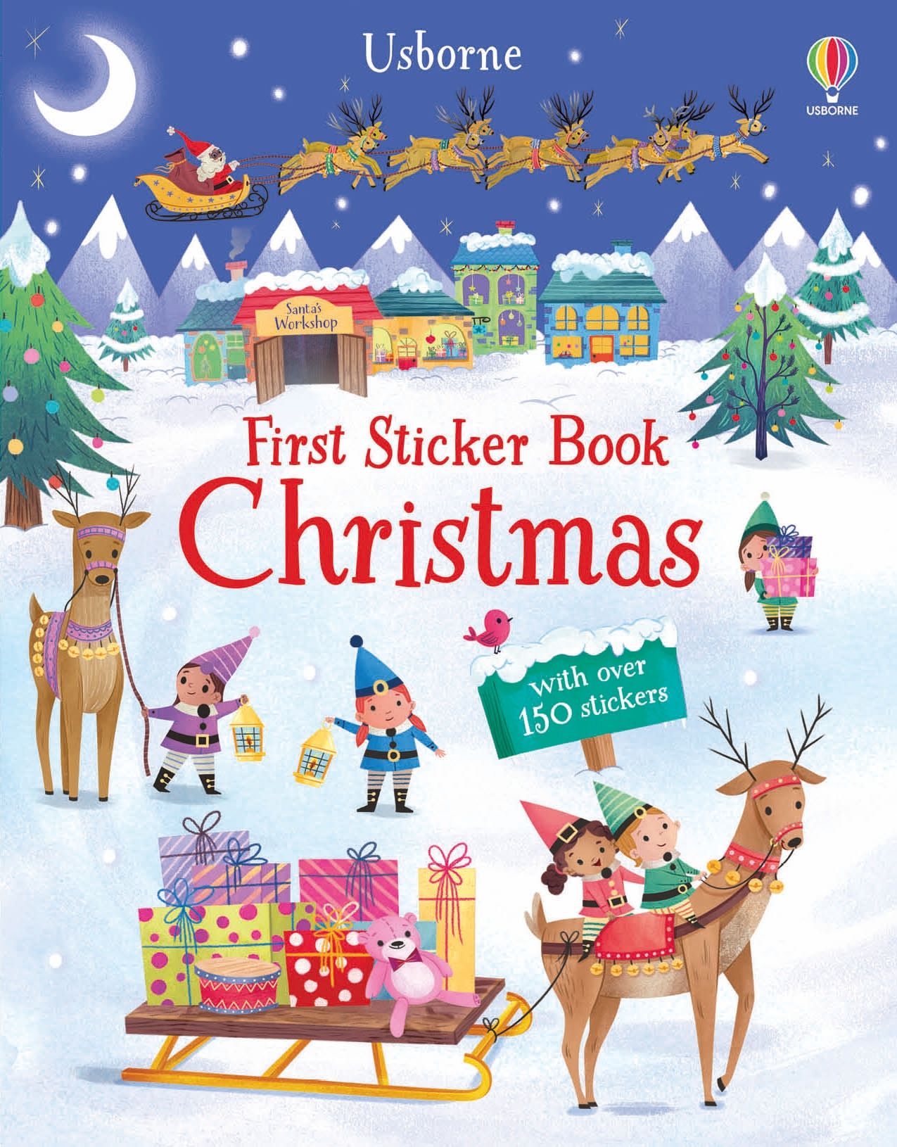 Carte stickere - First Sticker Book Christmas, Usborne
