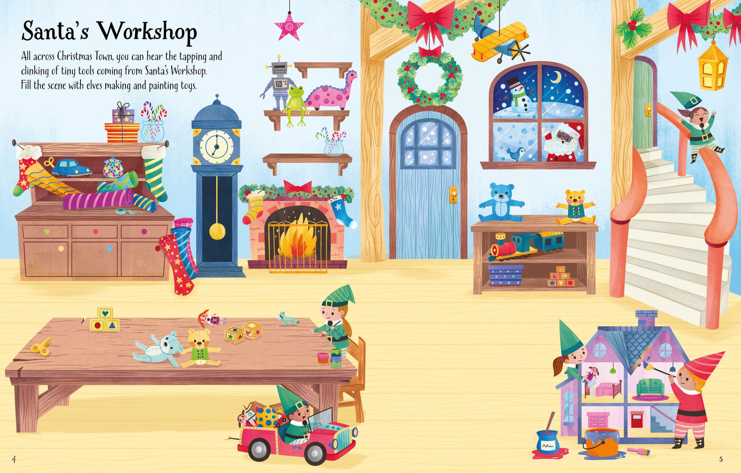 Carte stickere - First Sticker Book Christmas, Usborne