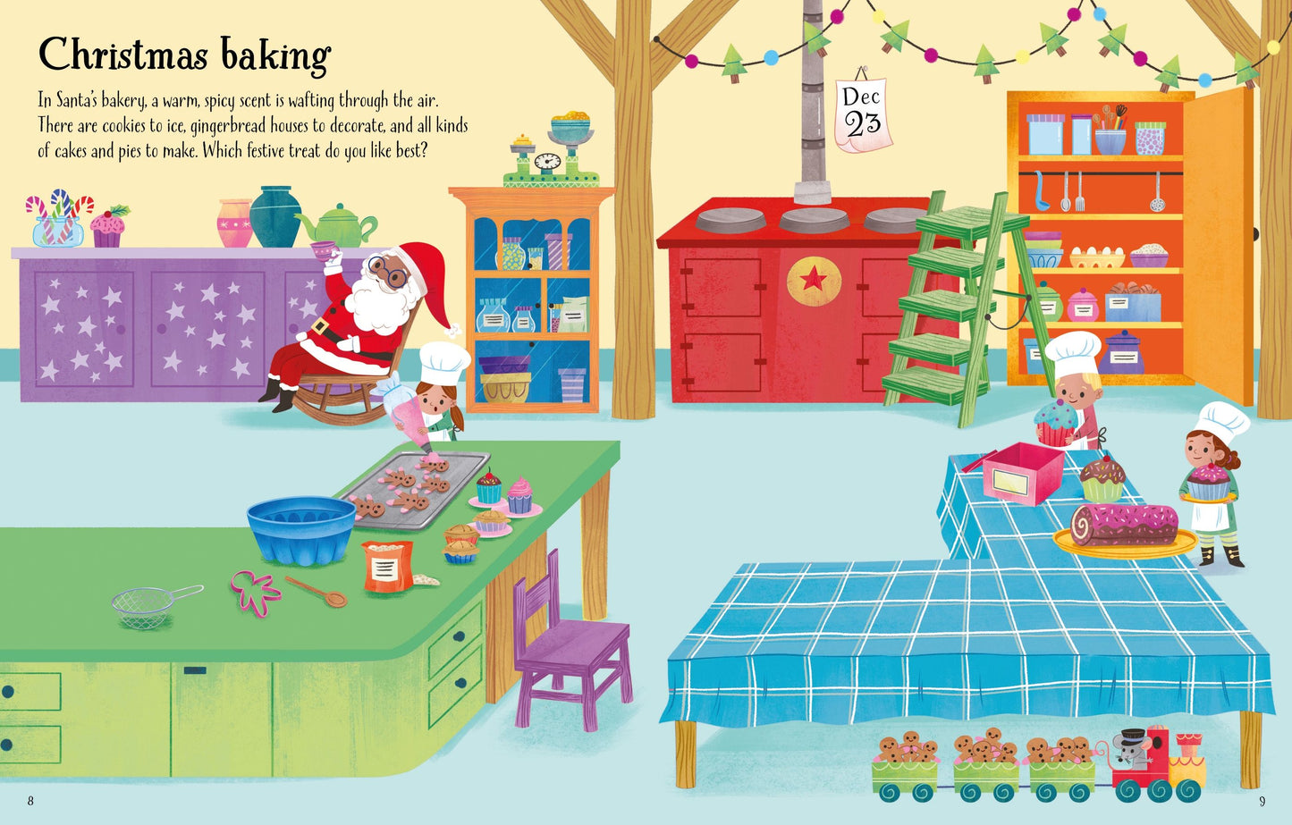 Carte stickere - First Sticker Book Christmas, Usborne