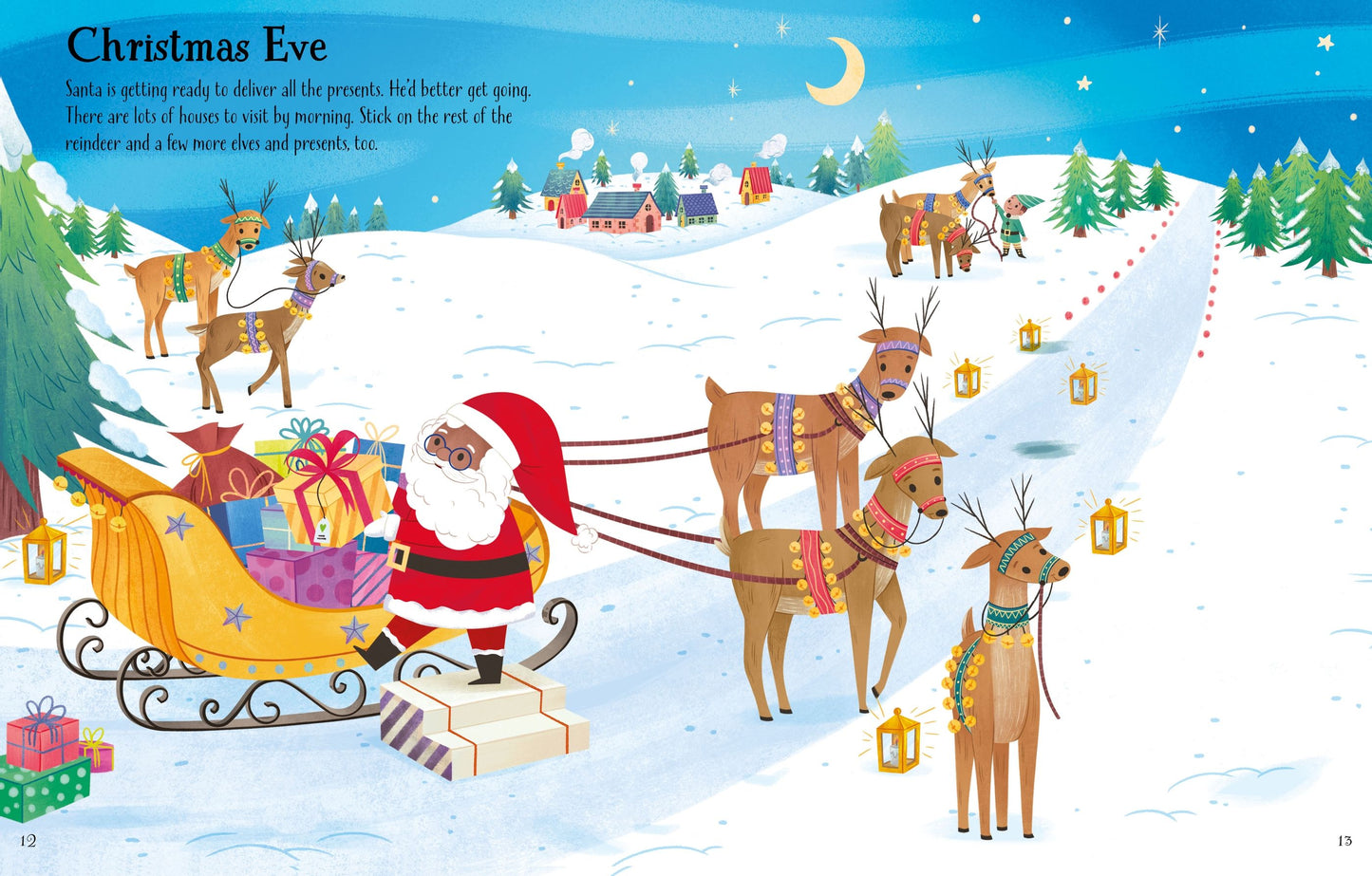 Carte stickere - First Sticker Book Christmas, Usborne