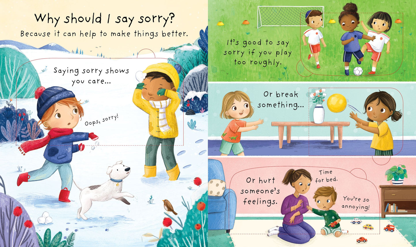 Carte copii - Very First Q&A: Why should I say sorry?, Usborne