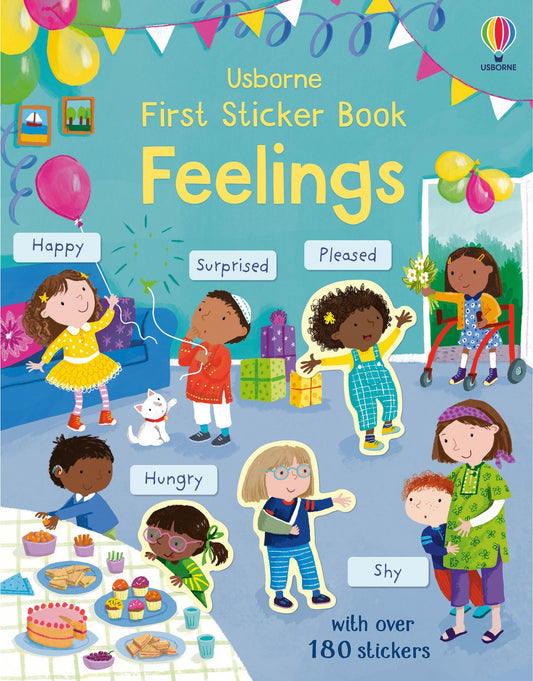 Carte stickere - First Sticker Book Feelings, Usborne