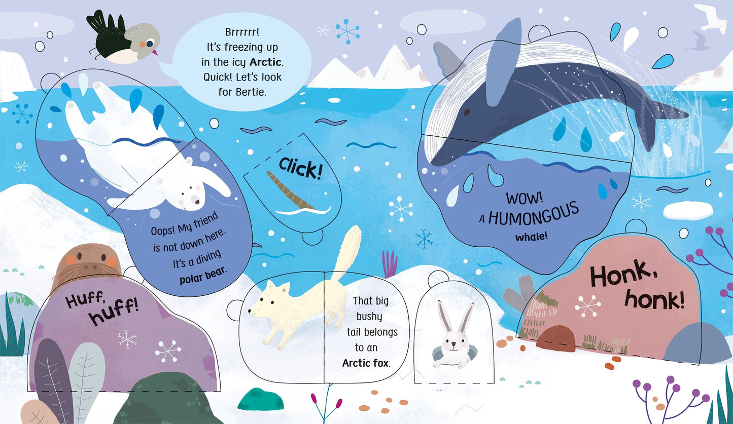 Carte clapete pentru copii - My First Lift-the-flap Look and Find Animals, Usborne, 2 ani+