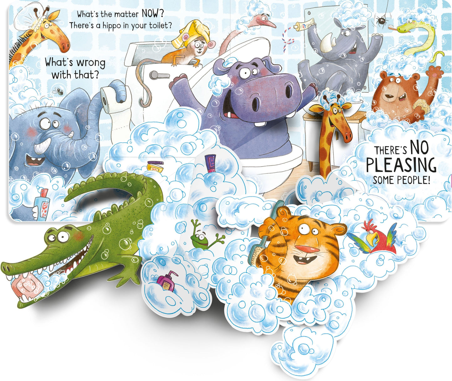 Carte 3D - There's a Hippo in my Toilet!, Usborne