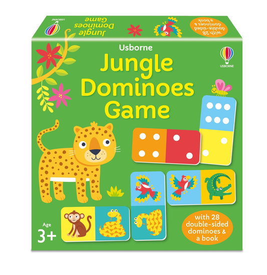 Carte copii - Jungle Dominoes Game, Usborne