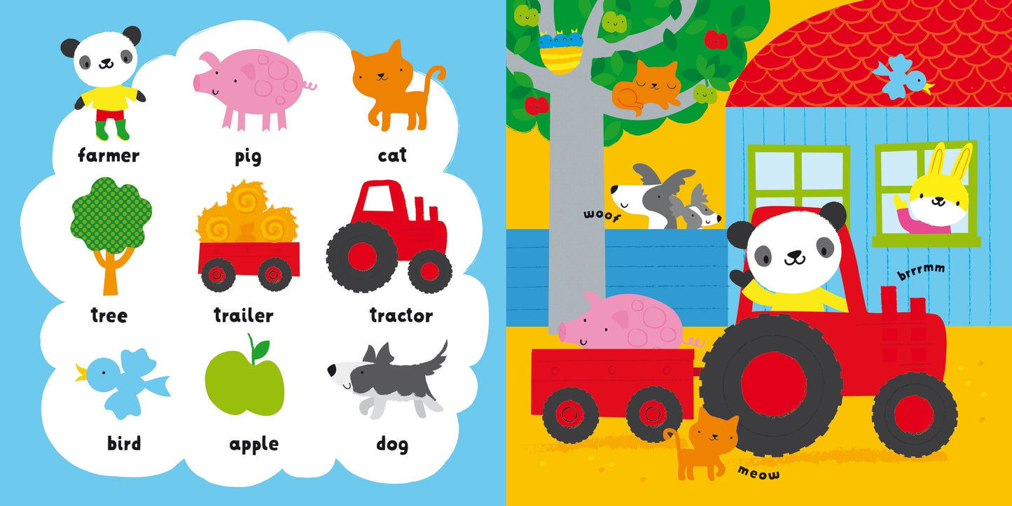 Carte copii - My First Words Farm, Usborne