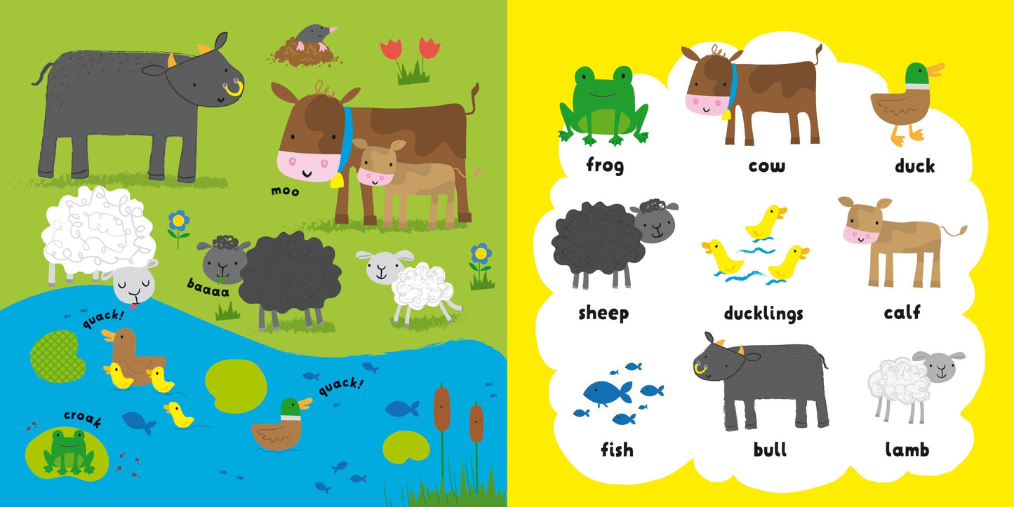 Carte copii - My First Words Farm, Usborne