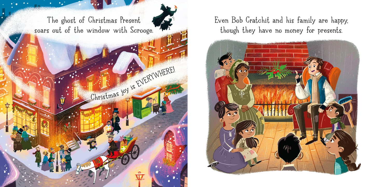 Carte povesti - Little Board Books: A Christmas Carol, Usborne