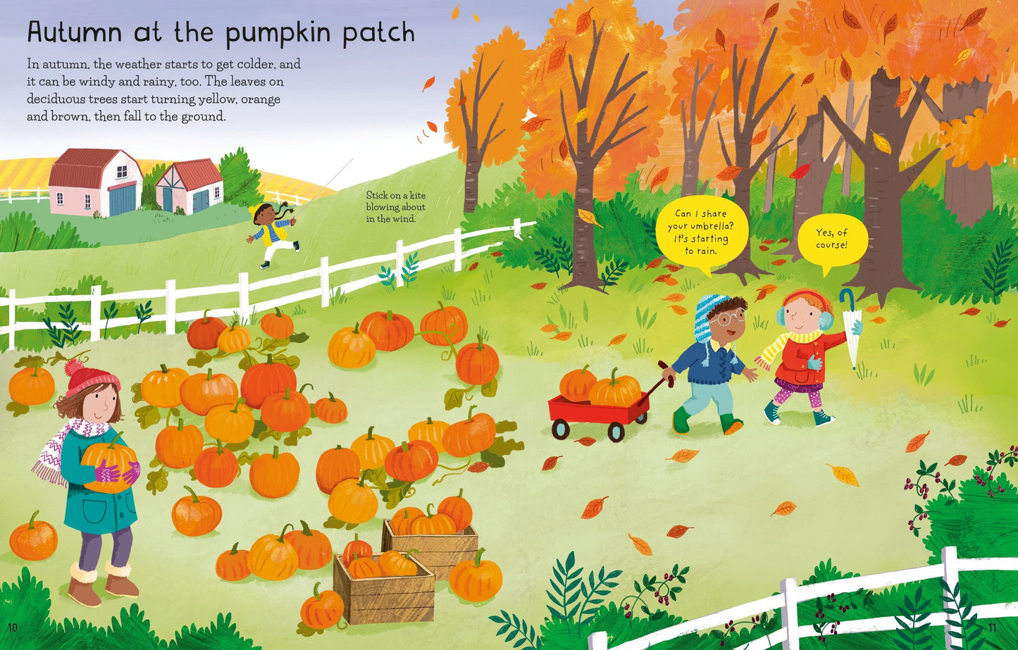 Carte stickere - First Sticker Book Weather and Seasons, Usborne