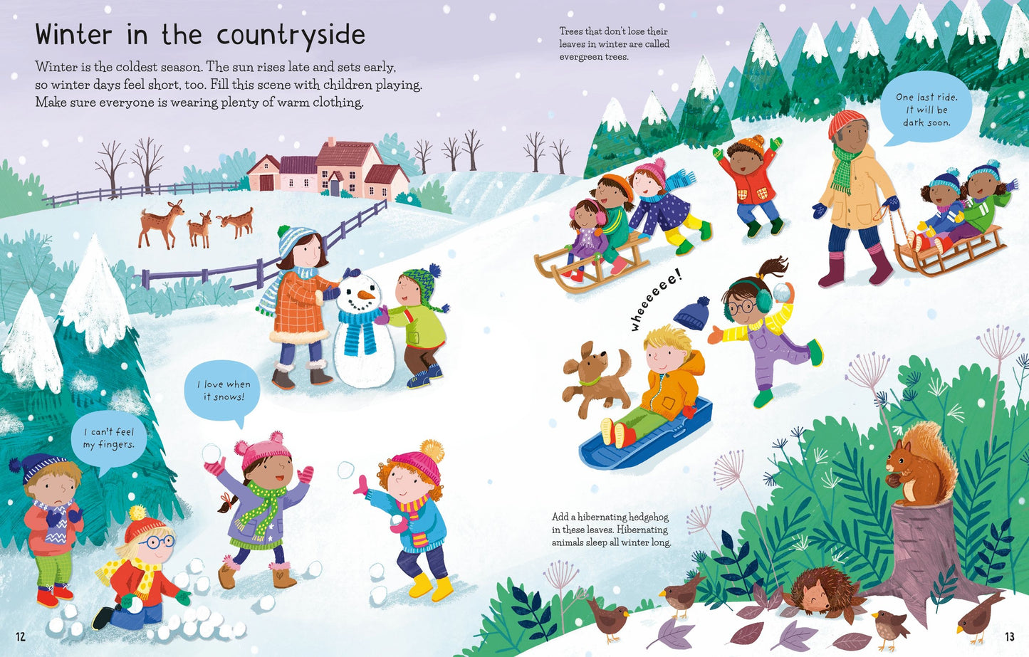Carte stickere - First Sticker Book Weather and Seasons, Usborne