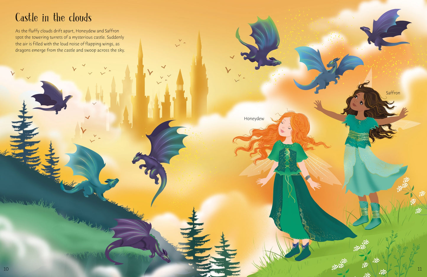Carte stickere - Sticker Dolly Dressing Magical Kingdom, Usborne
