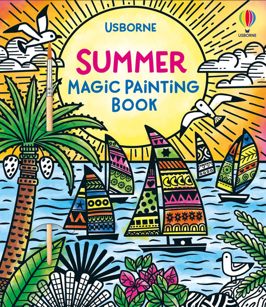 Carte pictura cu apa - Summer Magic Painting Book, Usborne