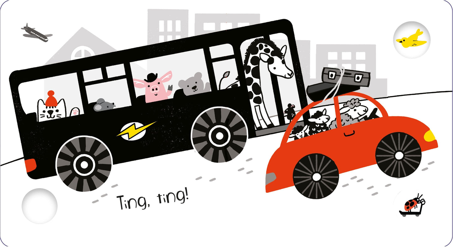 Carte copii - Baby's Black and White Books Things That Go, Usborne