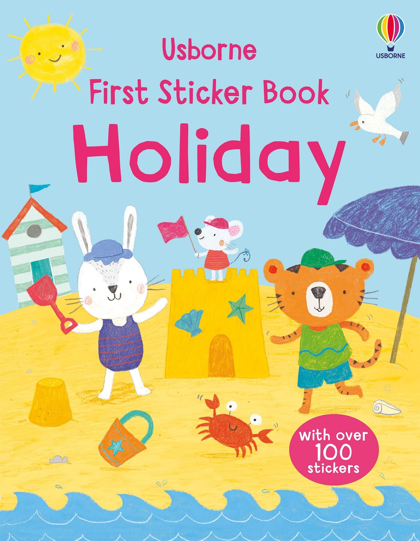 Carte stickere - First Sticker Book Holiday, Usborne