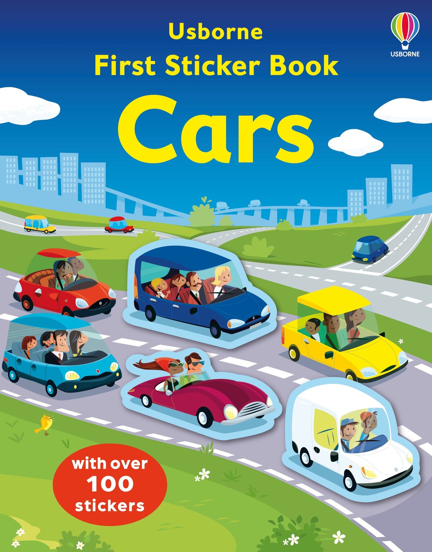Carte stickere - First Sticker Book Cars, Usborne