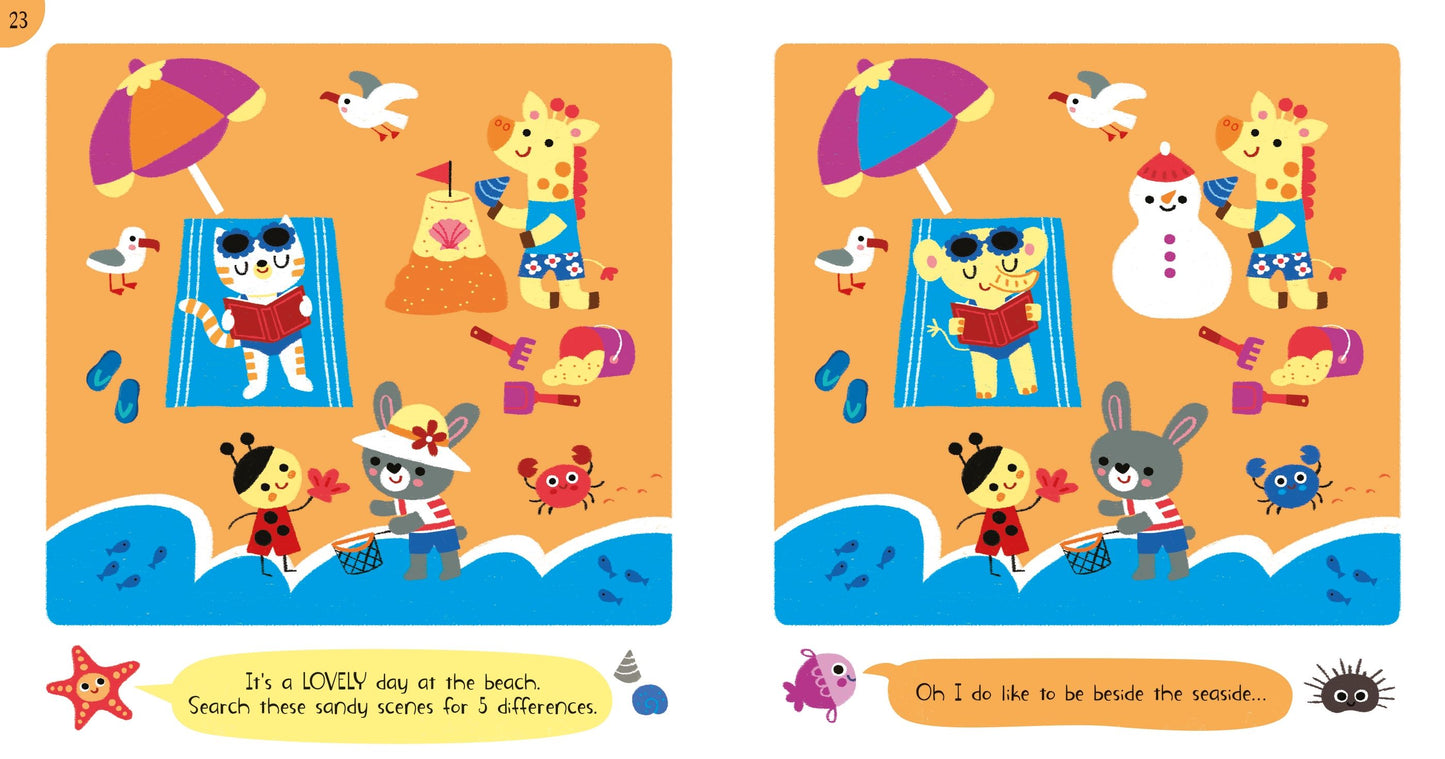 Carte copii - Little Children'S Spot The Difference Book, Usborne