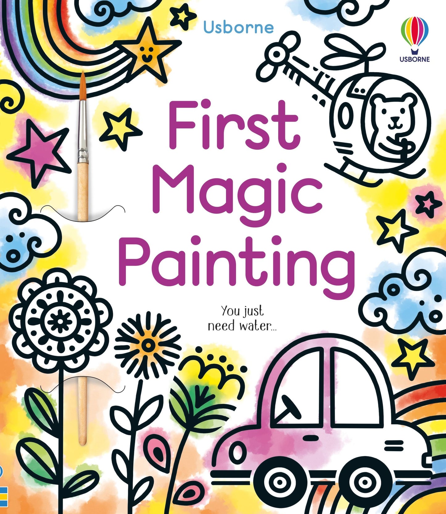 Carte pictura cu apa - First Magic Painting Book, Usborne