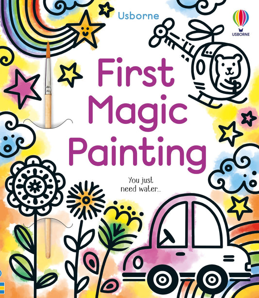 Carte pictura cu apa - First Magic Painting Book, Usborne