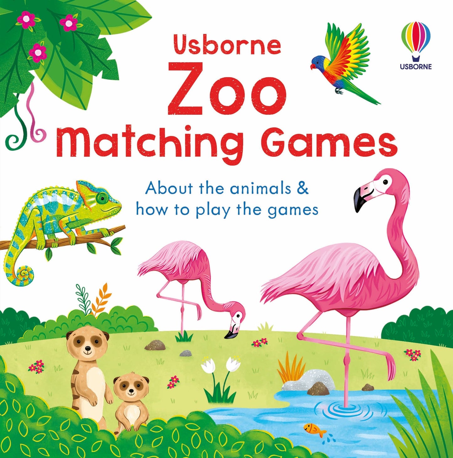 Joc copii potrivire - Zoo Matching Games and Book, Usborne