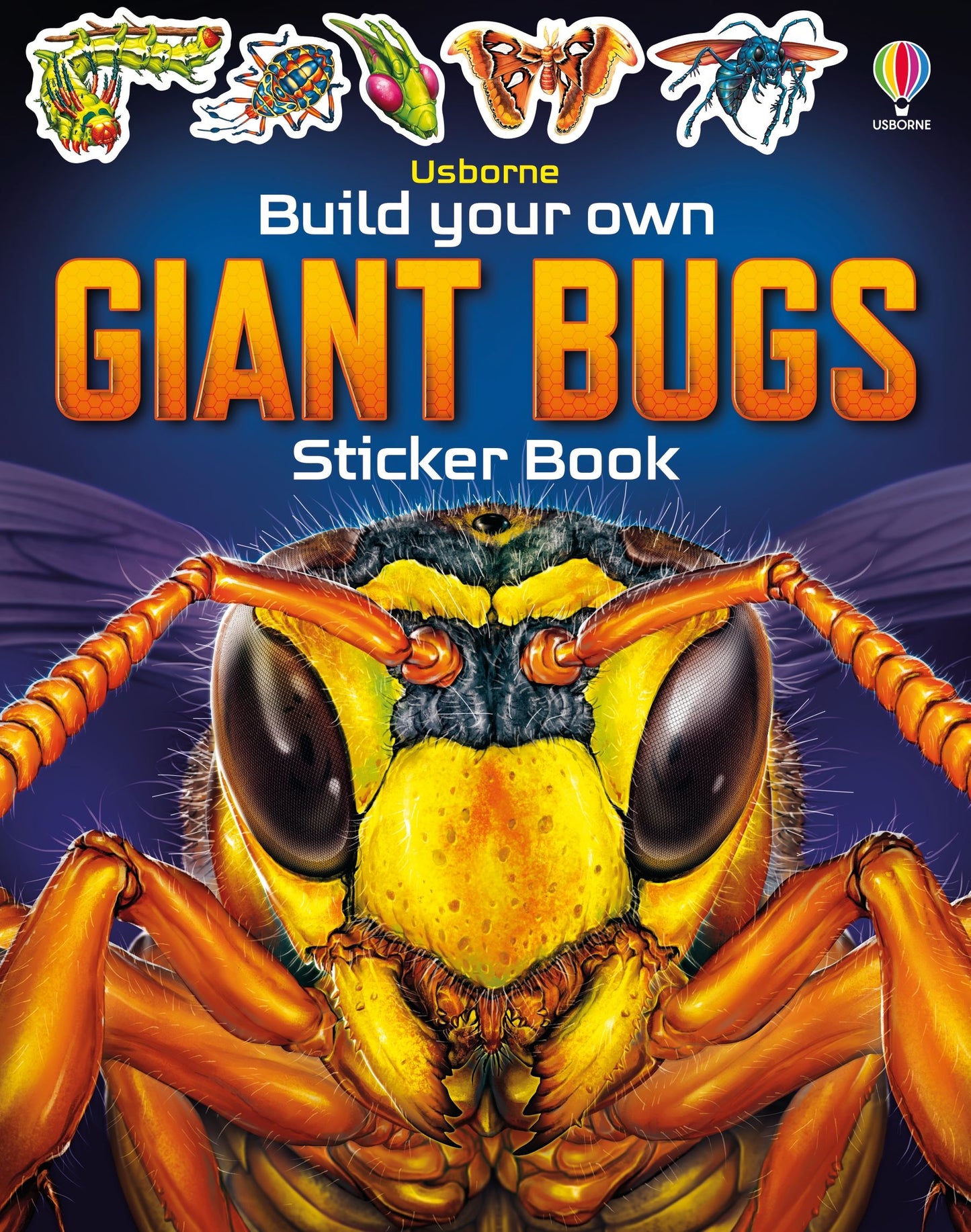 Carte stickere - Build Your Own Giant Bugs Sticker Book, Usborne