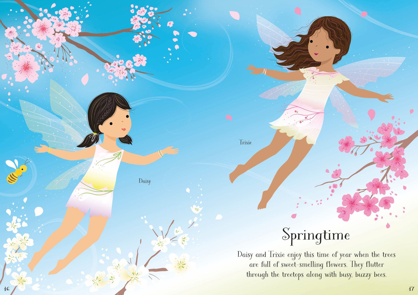Carte stickere - Little Sticker Dolly Dressing Treetop Fairies, Usborne