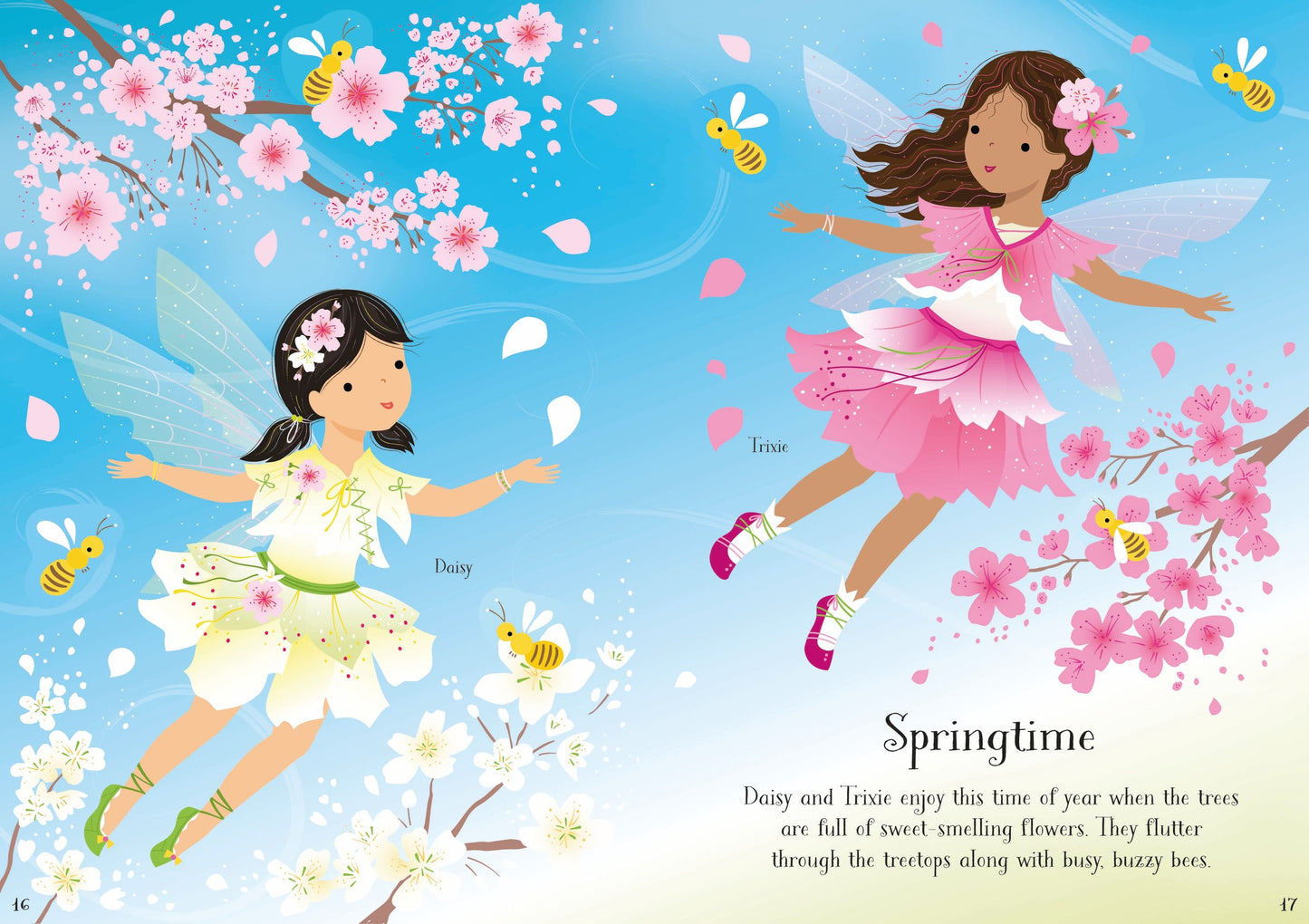 Carte stickere - Little Sticker Dolly Dressing Treetop Fairies, Usborne