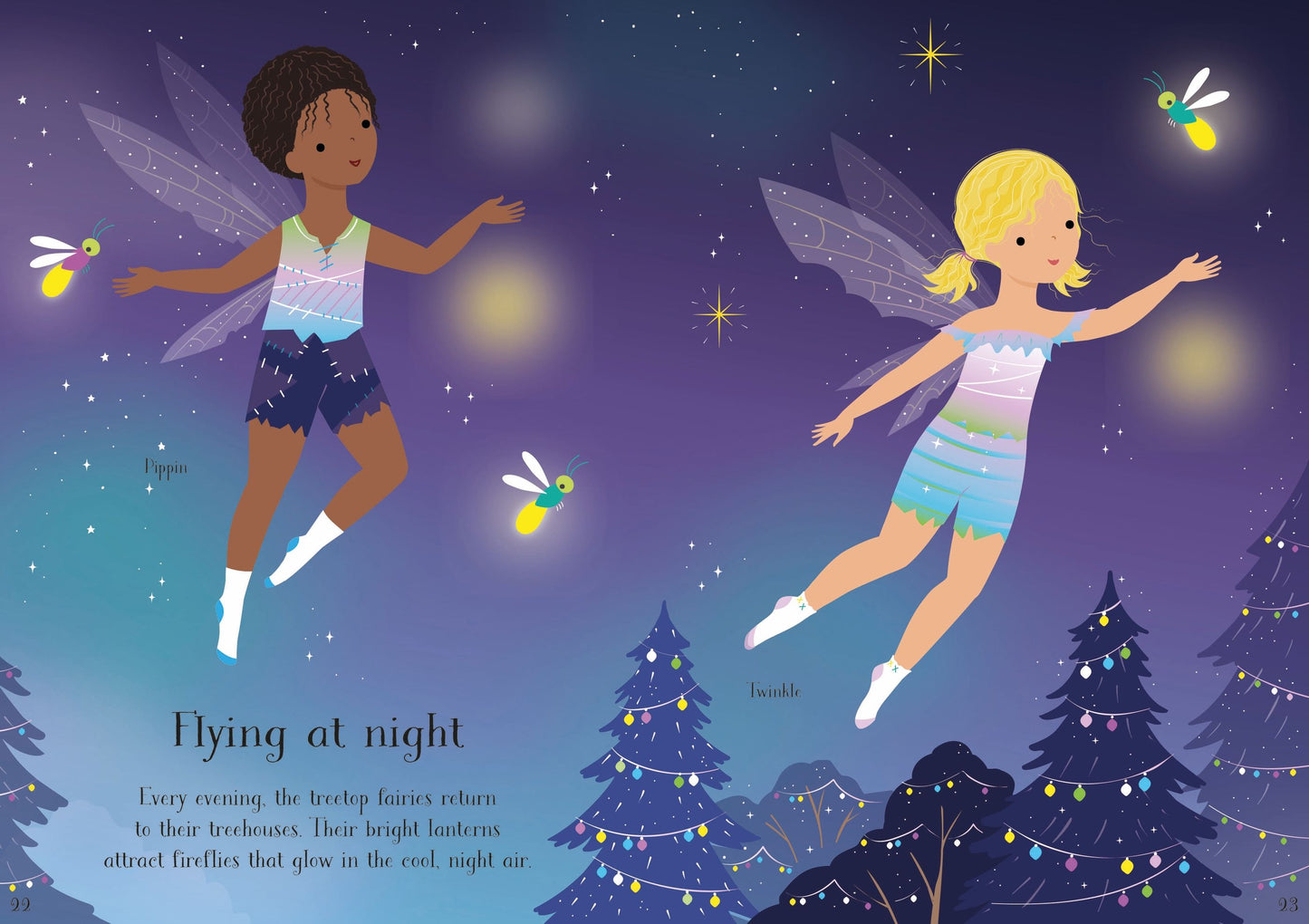 Carte stickere - Little Sticker Dolly Dressing Treetop Fairies, Usborne