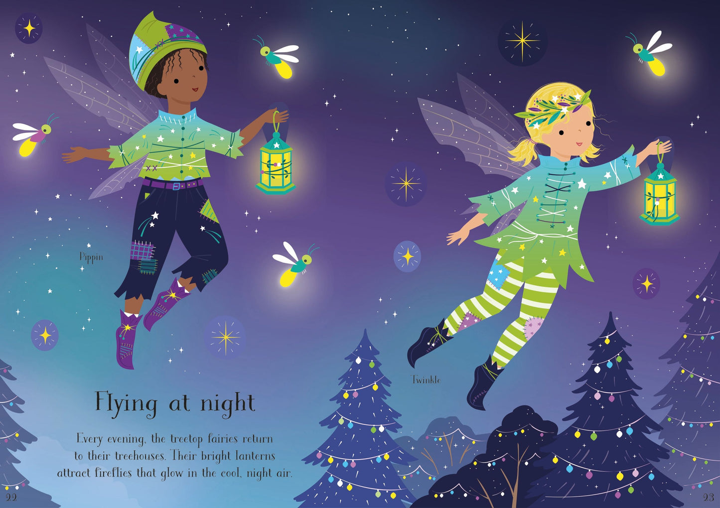 Carte stickere - Little Sticker Dolly Dressing Treetop Fairies, Usborne
