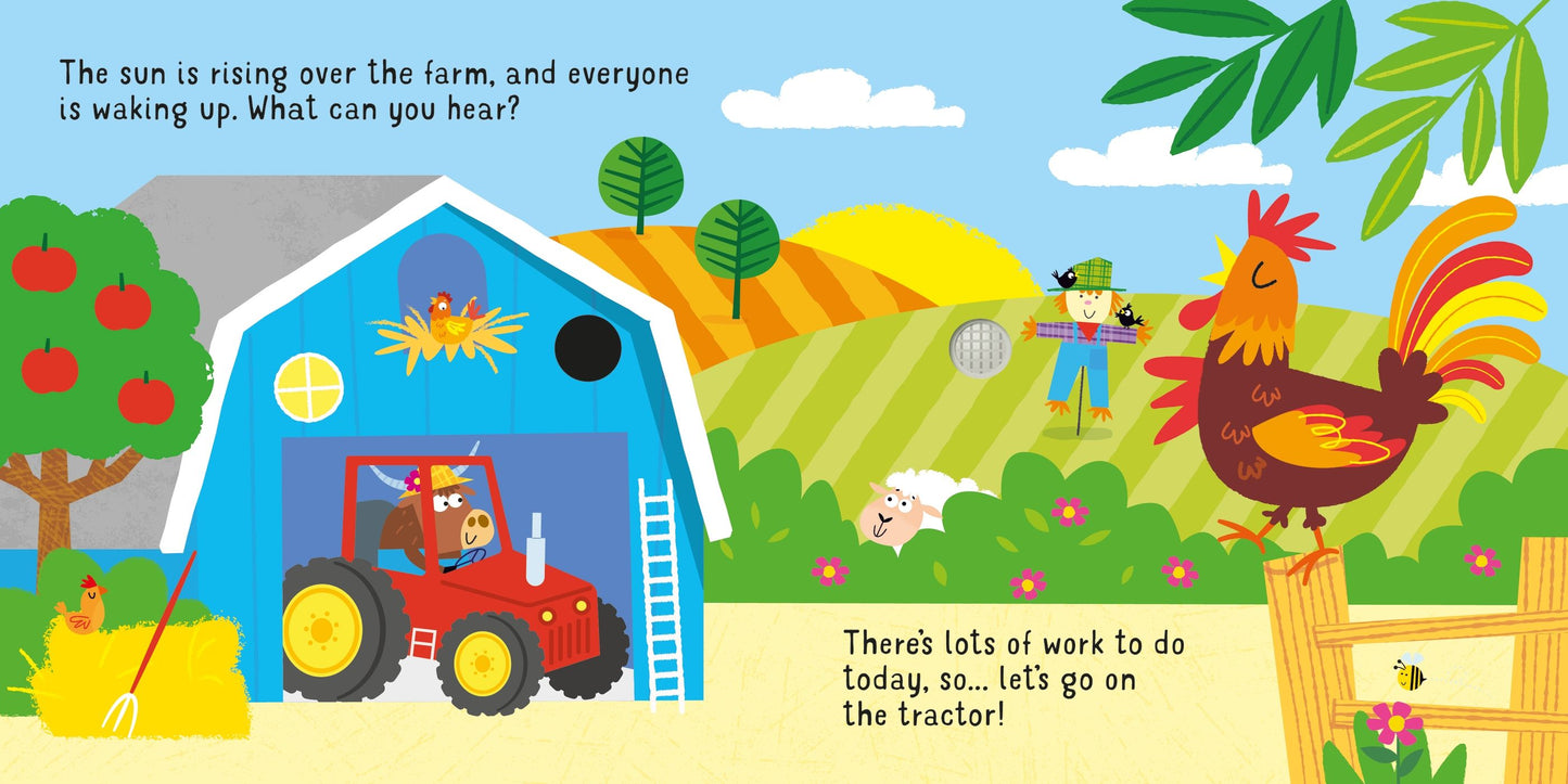 Carte cu sunete - Let'S Go On A Tractor, Usborne