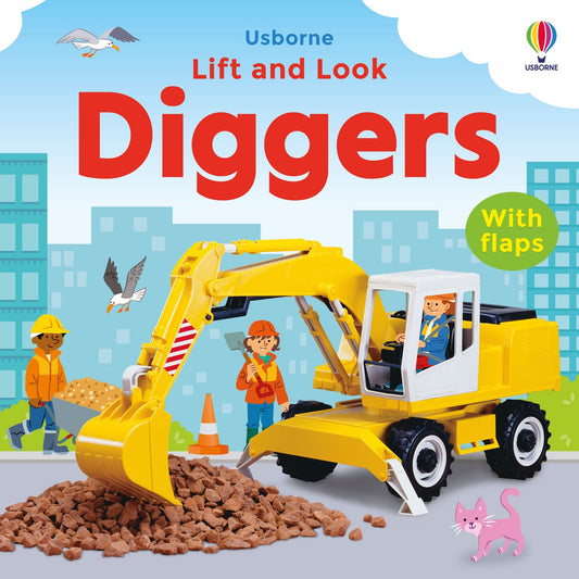 Carte copii - Lift And Look Diggers, Usborne