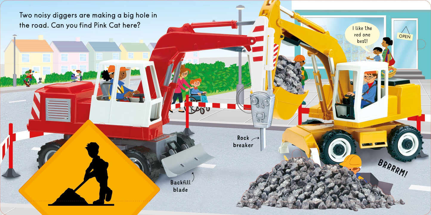 Carte copii - Lift And Look Diggers, Usborne