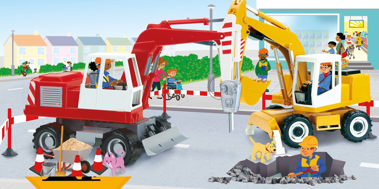 Carte copii - Lift And Look Diggers, Usborne